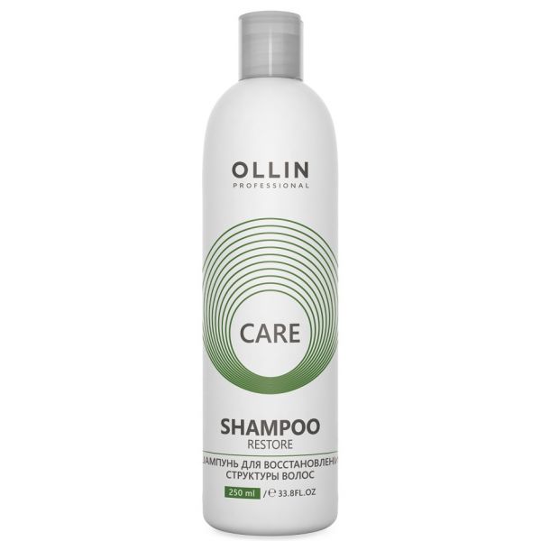 Shampoo for restoring hair structure Care Restore OLLIN 250 ml